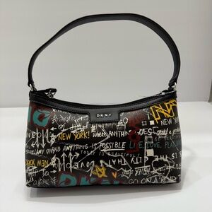 DKNY Graffiti Shoulder Bag -‎ Y2K Style, New Without Tags